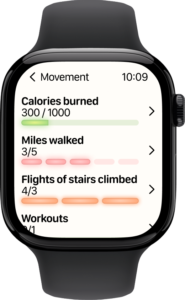 Glowup Interface Design watch 2